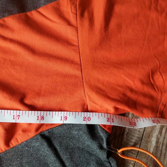 NWT Brooklyn Standard Men's Orange and Gray Short Sleeve Shirt Size Large - Picture 7 of 10